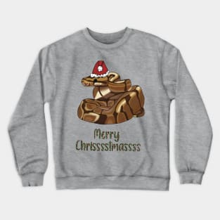 Christmas Snake Crewneck Sweatshirt